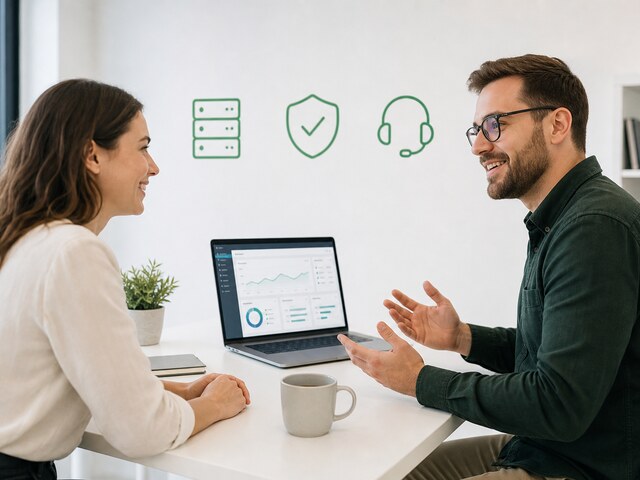 Web hosting ve sunucu planlaması için danışmanlık görüşmesi
