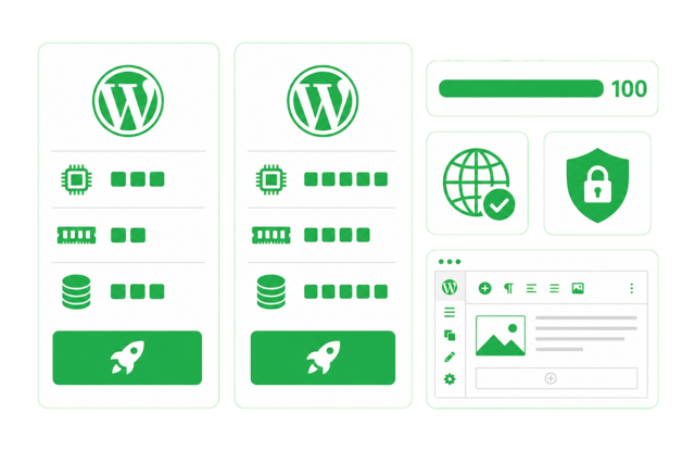 WordPress hosting ile site yayına alma