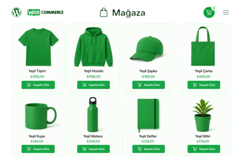 WooCommerce mağazası